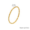 Simple Stainless Steel 1mm/3mm Thin Ring Gold Color Stackable Finger Rings Minimalist Jewelry for Women - Image 7