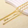 Ankle Bracelets for Women Girls Gold Plated Stainless Steel Cuban Link, Figaro, Rope, Snake Anklets Foot Jewelry - Image 2