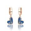 Rose Gold Series Silver Flamingo Giraffe Star and Moon Flower Earrings Elegant Party Jewelry Gifts - Image 14