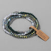 4 Pieces Set Faceted Glass Beads Stretch Bracelet AB Effected Glass Beads Multi Color Elastic Beaded Handmade Bracelet Jewelry - Image 8