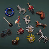 Creative Design Animal Cartoon Plant Brooch Sweater Accessories Party Pin Brooches - Image 1