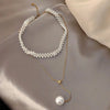 Imitaition Pearl Necklace for Women Simple Collarbone Chain White Choker Necklaces Wedding Jewelry - Image 4