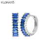 13mm Crystal Hoop Earrings for Women Silver Needle Zircon Huggie Small Earrings Hoop Piercing Jewelry Gifts - Image 21