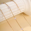 Double Layer Pearl Choker Necklace with Small Heart Pendant - Image 20