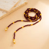 Shixin Vintage Seed Beads Chain Long Choker Necklace Women Stackable Adjustable Sweater Chain Jewelry Accessories - Image 4