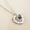 Necklace 100 Languages I Love You Projection Heart Pendant Necklace For Mother's Day Gifts - Image 8