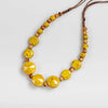 Colorful Distressed Retro Irregular Ceramic Beads Gift Neckalce artware Antique Necklaces Pendants For women # - Image 9