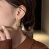 Geometric Oval Hoop Earrings for Women Simple Desgin Earrings Party Wedding Jewelry Accessories - Image 5