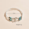 Bohemia Layered Beaded Anklet For Women Hollow Double Heart Charm Ankle Bracelet Summer Beach Vacation Foot Jewelry Gift - Image 2
