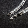 charms colors Silver Bracelets Zirconia Women accessories Wedding Jewelry 4mm width Holiday gifts - Image 2