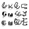 Punk Irregular Geometric Ear Cuff Earrings for Women, Non-Piercing Metal Clip Earring, Fake Cartilage, Jewelry Gifts - Image 4