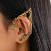 Elf Ear Cuff with Flower and Leaf Details - Image 1