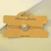 2Pcs/set Sparkling Rhinestone Sun Moon Star Bracelet for Women Vintage Adjustable Opening Couple Rings Set Jewelry Gift - Image 3