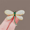 Korean Full Rhinestone Rose Pearl Brooches for Women Tulip Wheat Ear Bamboo Panda Zircon Brooch Pins Female Suit Coat Jewelry - Image 6