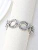 Stainless Steel Oval Links Chain Bracelets for Women Girls, Dainty Simple Minimalist Metal Links Wristband - Image 4