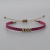 Handmade Cloth Fabric Bracelet for Women with Braided Design CZ Heart Love Evil Eye Jewelry Gift - Image 18