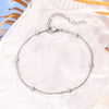 Summer Snake Chain Anklet for Women, Stainless Steel Delicate Ankle Bracelet Minimalist Beach Jewelry Gift - Image 2
