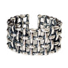 Silver Weave Network Thick Adjustable Rings For Women Engagement Jewelry Jewellery Moneys - Image 5