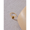 Stone Stainless Steel Oval Thin Chic Ring Women Pvd Plated Jewelry Accessories Gift - Image 6