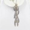 Retro Clown Swan Pendant Sweater Necklace Rhinestone Inlaid Minimalist Metal Collar Choker Women's Accessories - Image 7