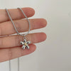 Sweet Cool Flower Star Butterfly Pendant Necklaces for Women Vintage Elegant Snake Chains Necklace Y2K Jewelry - Image 3
