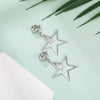 Gold Black Star Ear Clip for Women Vintage Geometric Gold Drop Earring Without Piercing Ears Female Jewelry - Image 3