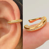 1PC Delicate Zircon Clip on Earrings Female Heart Ear Cuff No Piercings Fake Cartilage Earrings for Women Jewelry - Image 2
