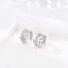 Double Hoops Geometric Fake No Pierced Clip Earrings For Women Zirconia Ear Clips Elegant Ear Cuff Earings Jewelry - Image 6