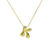 Creative A-Z Balloon Bubble Letter pendant Neckalce for Women Gold Plated Chunky Initial Necklaces Jewelry Birthday Gift - Image 21