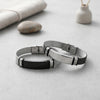 Braided Leather and Stainless Steel Bracelet with 21 cm Length - Image 35