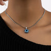Lucky Double Layers Zircon Evil Eye Necklaces for Women Men Chain Turkish Eye Pendant Necklace Party Jewelry Gift - Image 10