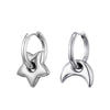 Classic Stainless Steel Heart Star Hoop Earrings For Women Punk Hip Hop Gold Silver Color Y2K Jewelry Female Earrings Oorbellen - Image 26