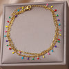 Colorful Boho Drops Anklets For Women Gold Color Stainless Steel Geometric Anklet Wedding Aesthetic Summer Jewelry Gift - Image 2