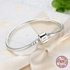 Silver 3MM Snake Chain Bangle Bracelet for Women Bangle Jewelry 16-23CM - Image 2
