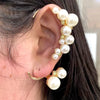 1PC Silver Color Crystal Tassel Non-Piercing Ear Cuff Clip on Earrings For Women Shiny Zircon Long Chain Fake Cartilage Jewelry - Image 9