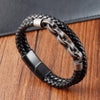Leather Bracelet Infinity Shape Special Pattern Men's Bracelet for Men Stainless Steel Jewelry Accessories Gift - Image 11