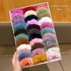 10 colors randomly selected, simple and versatile plush hair rings suitable for daily hair accessory use - Image 7