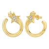 Silver Gold Petal Flower Stud Earrings For Lady Jewelry Party Anniversary Gifts - Image 23