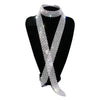 European and American Rhinestone Tie Chains Ladies' Tie Necklace Wedding Dress Accessories and Tie - Image 2