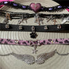 Goth Y2K Angel Wing Feather Star Cross Heart Cat Claw Pendant Bead Chain Choker Necklace For Women Harajuku Jewelry Accessories - Image 1