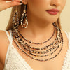 Wild Leather Multi Layer Leopard Print Jewelry Set With Magnetic Buckle Necklace Earrings Set For Women'S Jewelry Gifts - Image 2