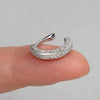 1PC Delicate Zircon Clip on Earrings Female Heart Ear Cuff No Piercings Fake Cartilage Earrings for Women Jewelry - Image 13