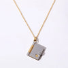 Stainless Steel Couple Book Pendant Necklace Titanium Steel Love Opening and Closing Book Women's Sweater Chain - Image 9