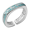 Drop Glue Letter Love Silver I'm The Quuen Personality Sweet Opening Rings - Image 5