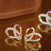 Shining Zirconia Ear Stud Female Engagement Accessories Design Jewelry for Women Delicate Gift - Image 2