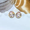 Light Imitation Pearl Stud Earrings Sweet Heart-shaped Ear Stud For Women Party Wedding Brid Jewelry Gift K - Image 19