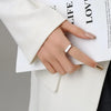 Mother Of Pearl Ring Signet Ring Dainty Bar Beautiful Gift For Her Him Staple Jewelry - Image 5