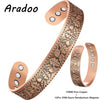 Copper Bracelets for Women 99% Copper Handwoven Bracelet Cuff Bangle - Image 7