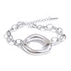 Stainless Steel Oval Chain Statement Bracelet Bangle Metal Attractive Wrist Jewelry Accessories - Image 7