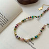 Colorful Beaded Necklace or Bracelet with Pearl Look Accents - Image 14